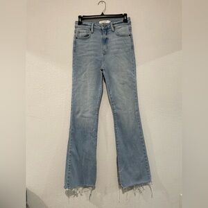 Hidden Flare Jeans with slit Size 26